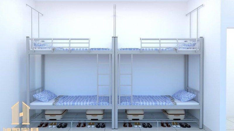 【香港六宝典最新版开奖】学生宿舍的床具选用双层铁架床