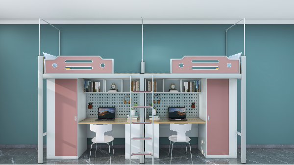 定制广西大学生宿舍公寓床如何实现宿舍空间最大化？