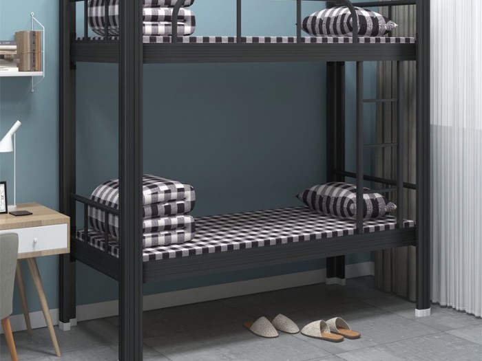 学生宿舍上下铺双层铁架床 学生宿舍上下铺双层铁架床