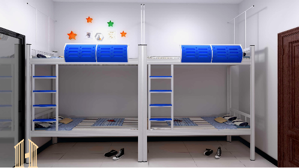 学生上下铺铁架床