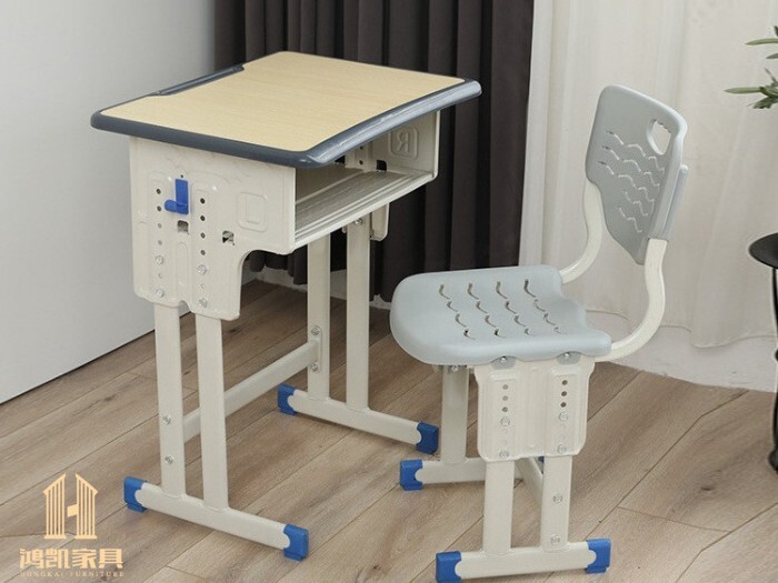 双柱升降课桌椅