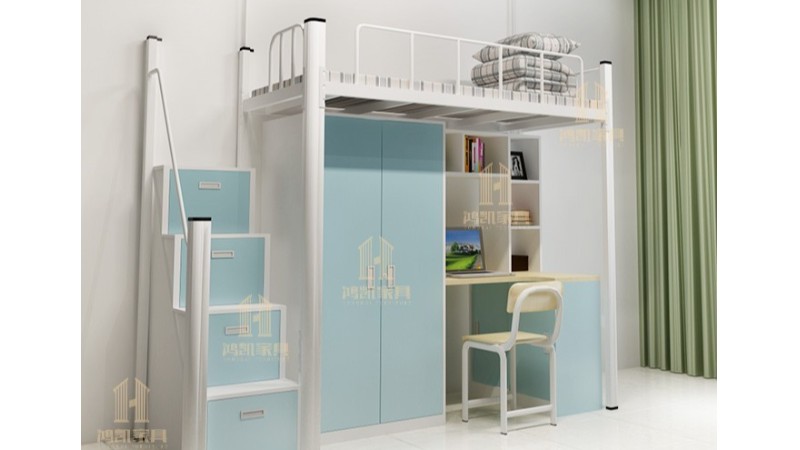 香港六宝典最新版开奖推出HK-G0002S上床下桌组合式公寓床