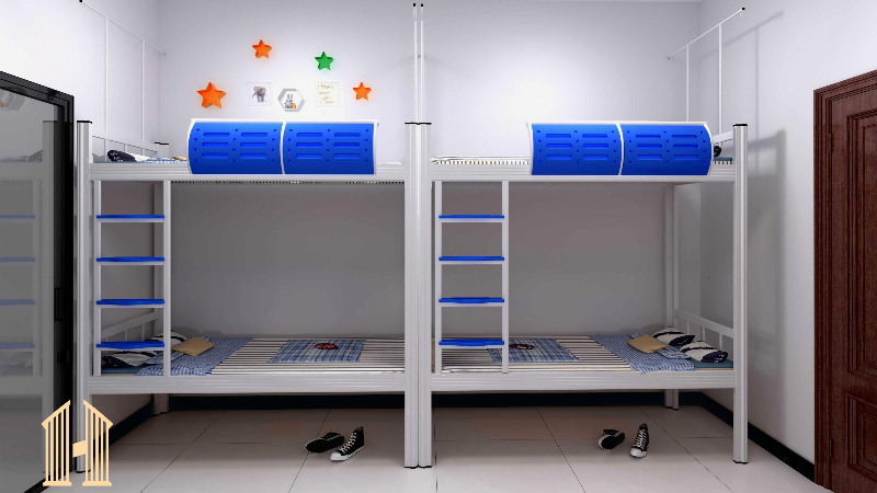 广西学生宿舍上下铺铁架床的床板配置