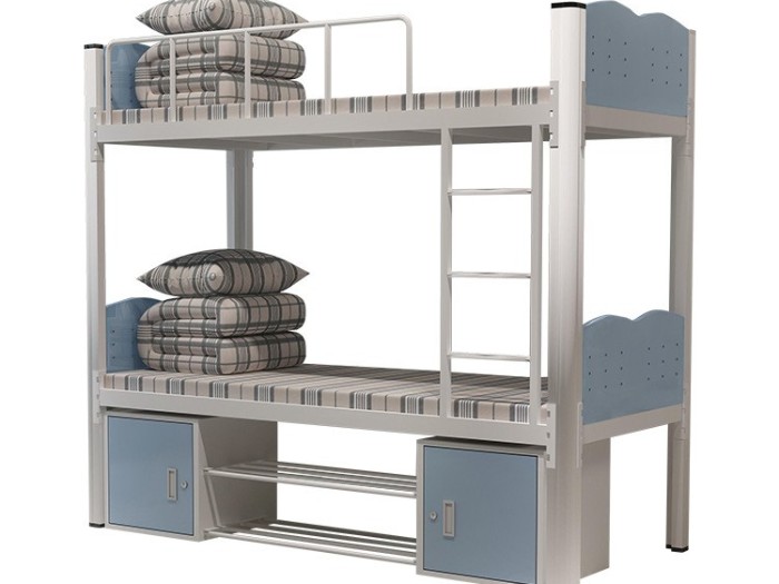 学生宿舍上下铺双层铁架床钢制 上下铺铁架床