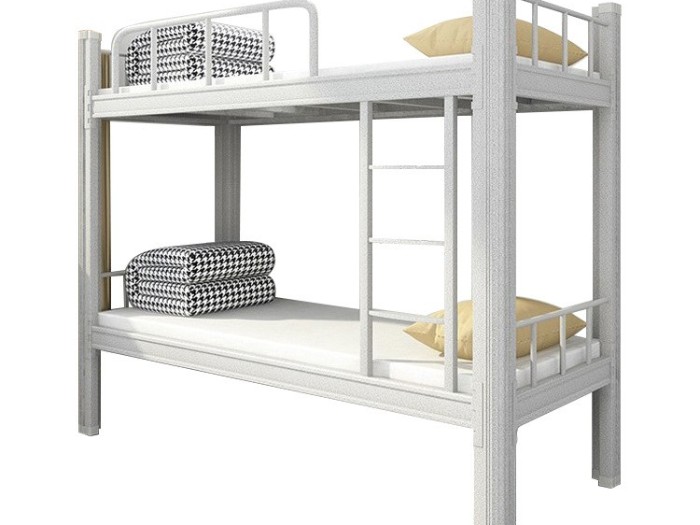 开口管材开口式上下铺铁架床 铁架床厂家