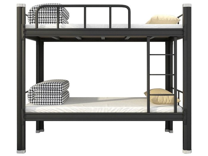 开口管材开口式上下铺铁架床 铁架床图片