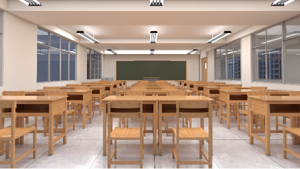 学生实木课桌椅